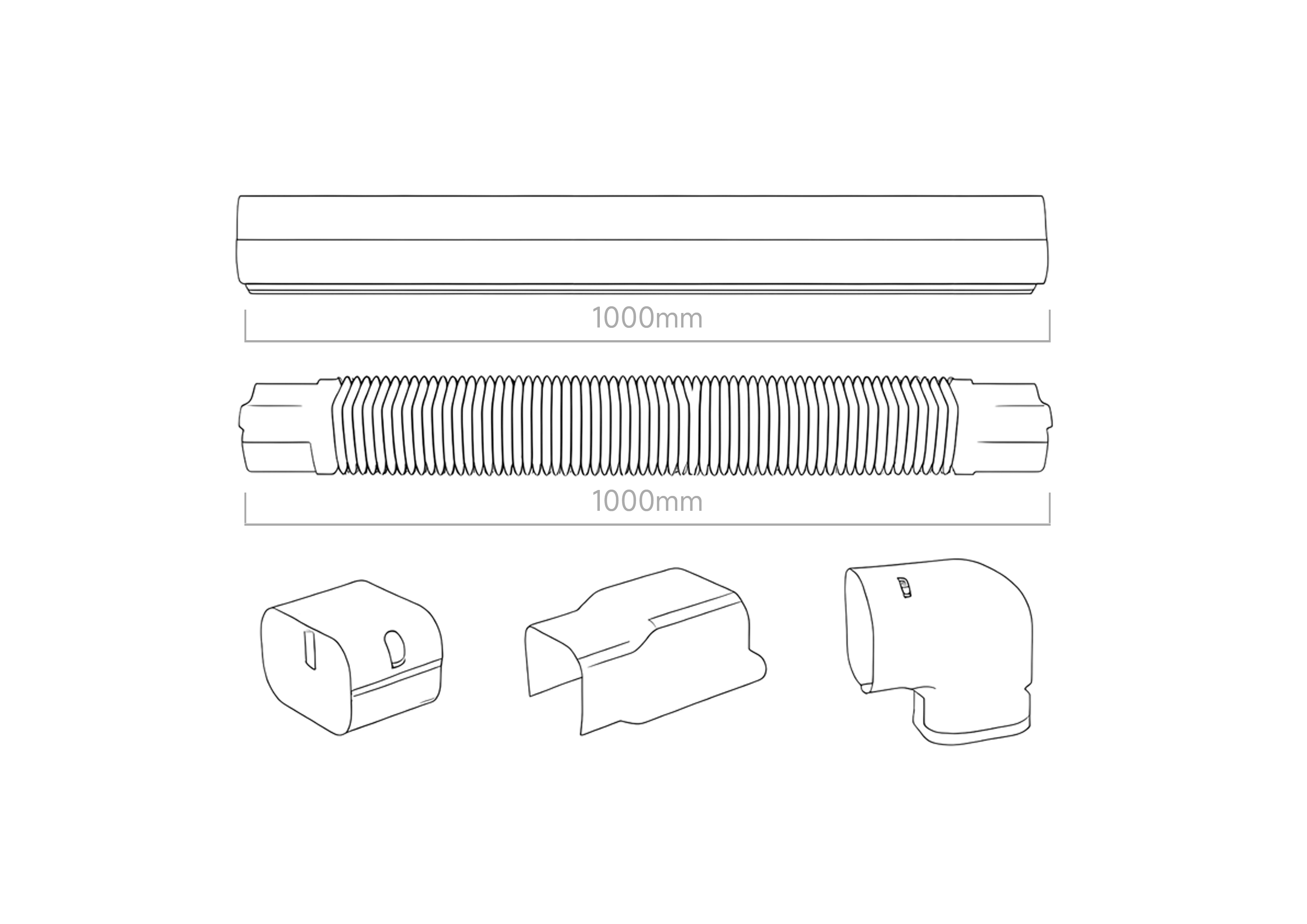 HVAC Line Set Cover Parameter Diagram
